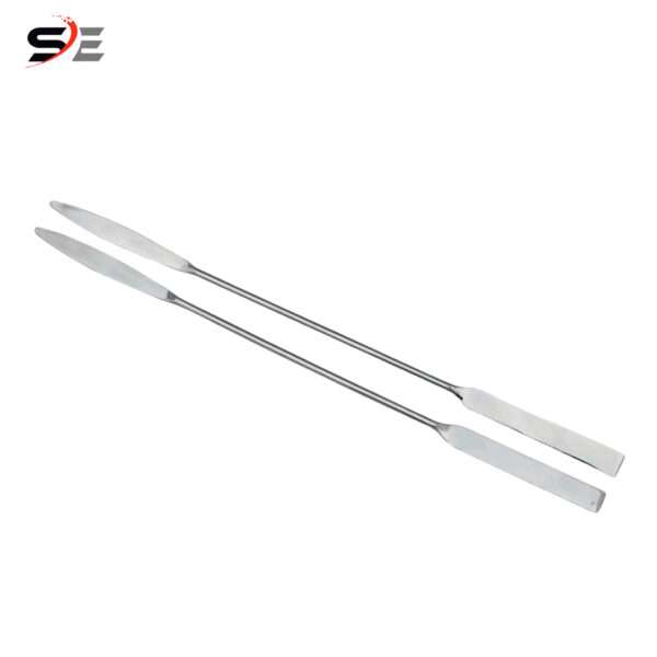 S.S Double Ended Spatula One Side Round