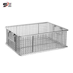 Transport Basket Euro Standard Stackable 18_10 Stainless Steel