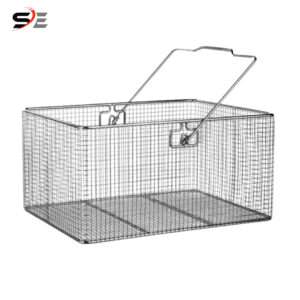 Wire Basket with Handle Rectangular