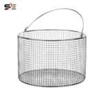 Wire Basket with Handle, Round